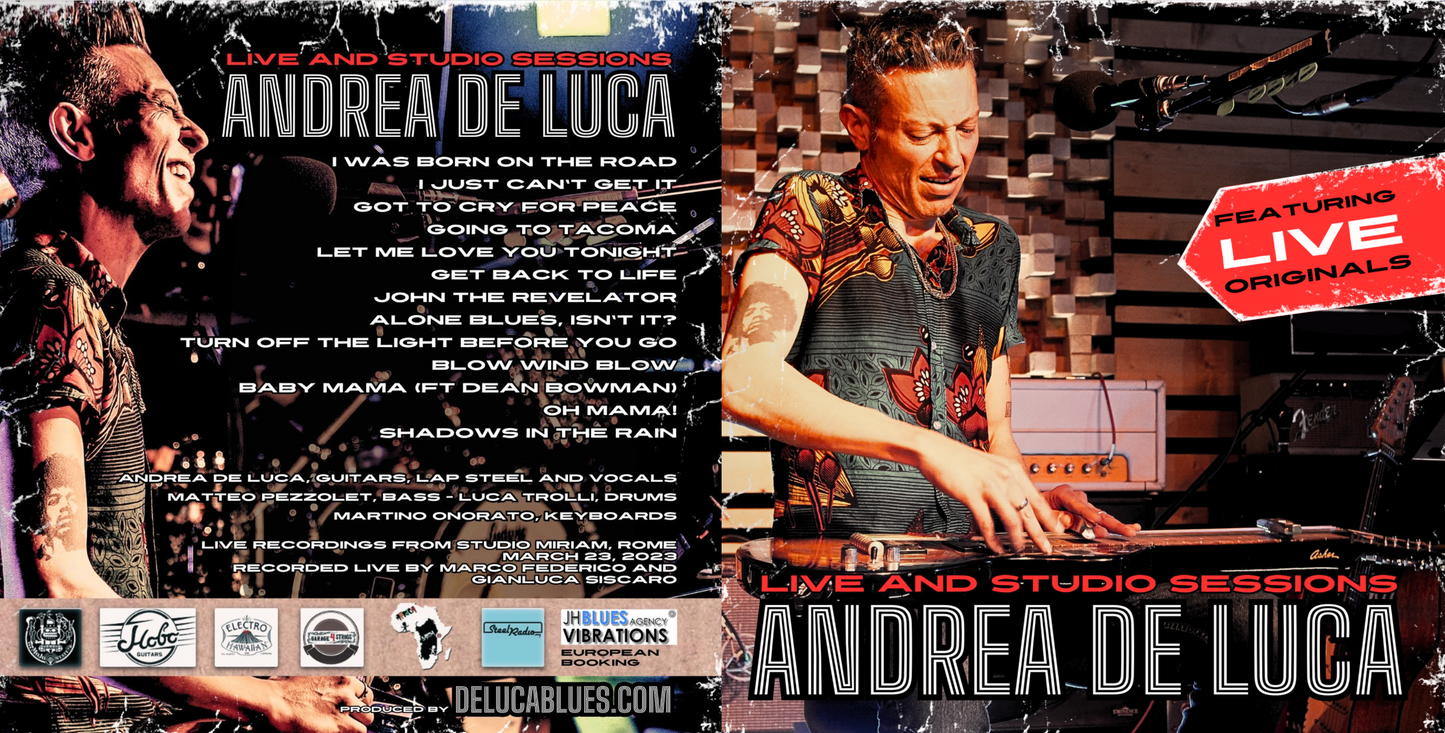 Nuovo Cd "Live and Studio Sessions" autografato da Andrea De Luca