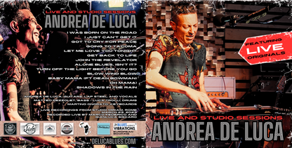Nuovo Cd "Live and Studio Sessions" autografato da Andrea De Luca
